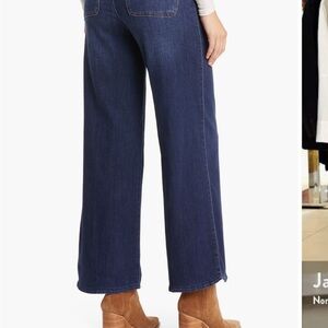 Wit & Wisdom Blue Flare Wide Leg Jeans